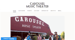 Desktop Screenshot of carouselmusictheater.org